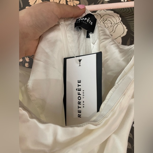 NWT retrofete Lorelai Dress in White size XS - Picture 5 of 8